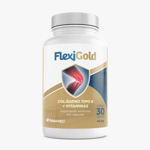 Imagem de Flexigold Colágeno Tipo 2  -  Kit 60 Cápsulas De Vitaminas