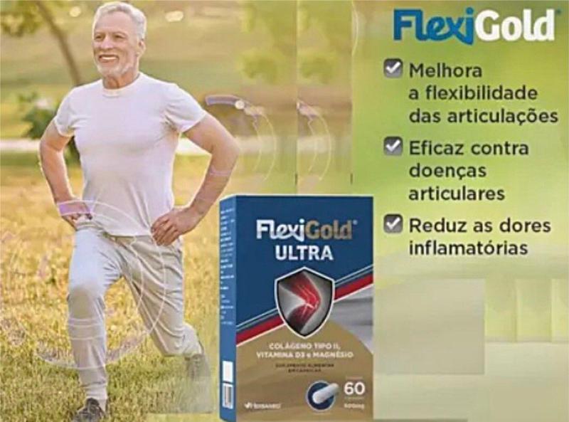 Imagem de Flexigold Ultra Colágeno Tipo 2 Vit D3 E Magnésio 60 Caps