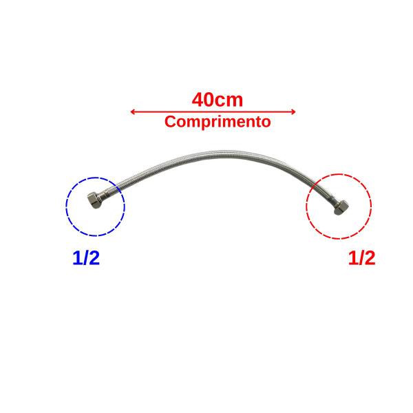 Imagem de Flexível Femea X Femea 1/2" 40cm  4653342