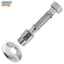 Imagem de Flexível Pequeno Aço Inox 10cm M X F 1/2" - 250124