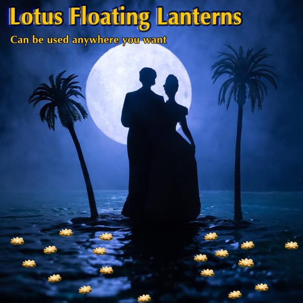 Imagem de Floating Lights Liliful Lotus Lifelike Flowers 36 unidades