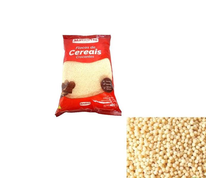 Flocos De Cereais Crocantes 400g Mavalério - Mor Imagem de Flocos De Cereais Crocantes 400g Mavalério
