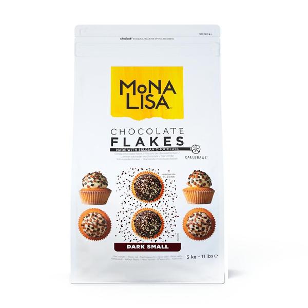 Flocos De Choc. Dark Small 1kg Callebaut Imagem de Flocos De Choc. Dark Small 1kg Callebaut