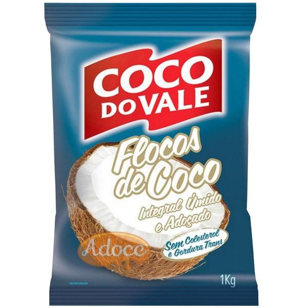 Imagem de Flocos de coco úmido e adoçado coco do vale