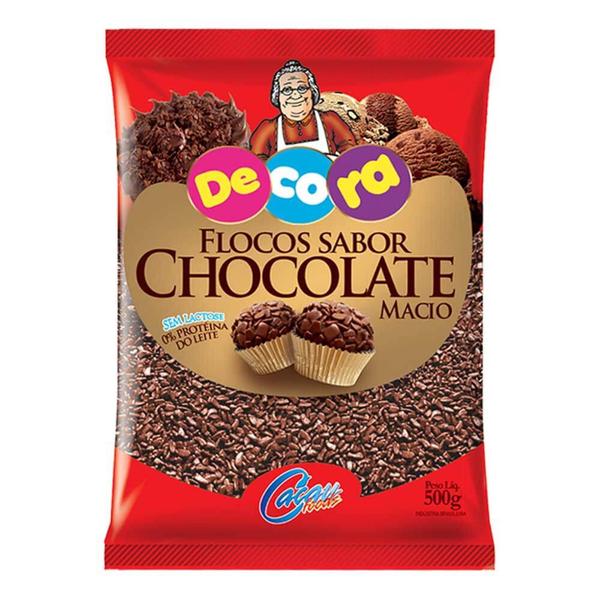 Imagem de Flocos Macio Decora Chocolate 500g