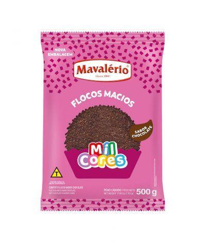 Flocos Macios Mil Cores 500g Mavalerio - Mavalério Imagem de Flocos Macios Mil Cores 500g Mavalerio