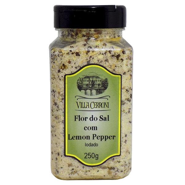 Imagem de Flor do Sal com Lemmon Pepper 250g - Villa Cerroni 