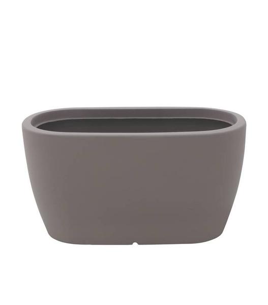 Floreira tramontina andaluz 43 cm em polietileno concreto Imagem de Floreira tramontina andaluz 43 cm em polietileno concreto