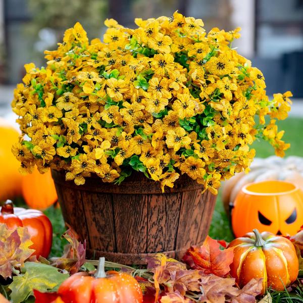 Imagem de Flores artificiais AXYLEX para plantas falsas ao ar livre - 16 unidades