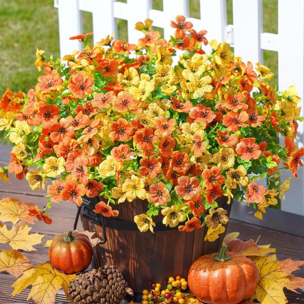 Imagem de Flores artificiais para mães de outono e outono: 12 pacotes para atividades ao ar livre