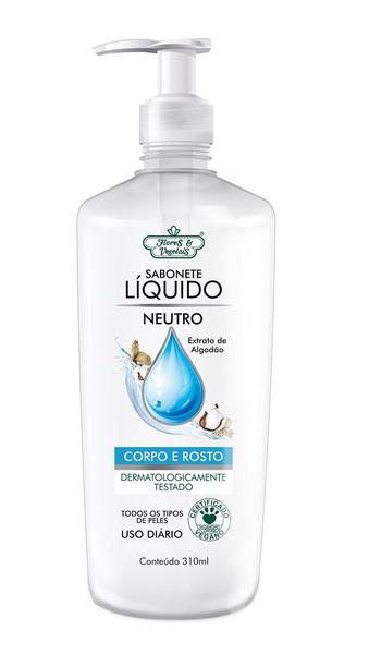 Imagem de Flores e Vegetais Sabonete Líquido Neutro 310ml