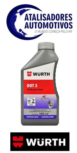 Imagem de Fluido de Freio Dot 3 500ml - Wurth