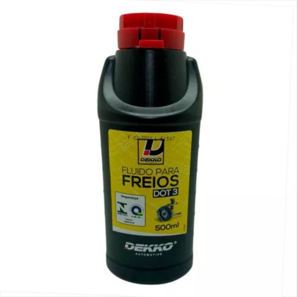 Imagem de Flúido De Freio Dot 3 Hidráulico 500ml Dekko