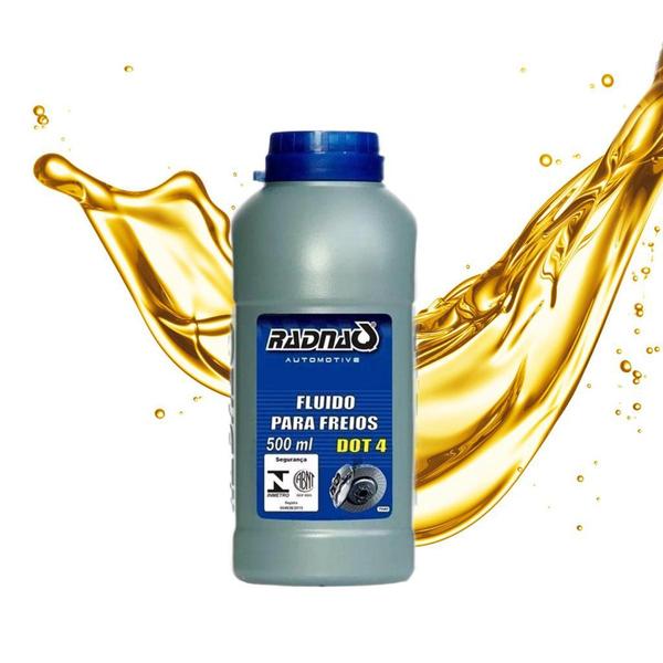 Imagem de Fluido de Freio DOT 4 - 500ML - RADNAQ - Envio Imediato