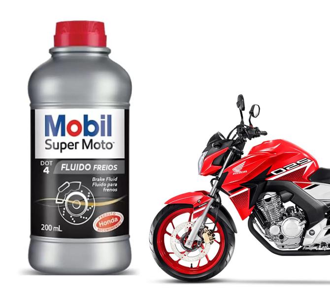 Imagem de Fluido De Freio Mobil Super Moto Brake Fluid Dot 4 Frasco 200 ml