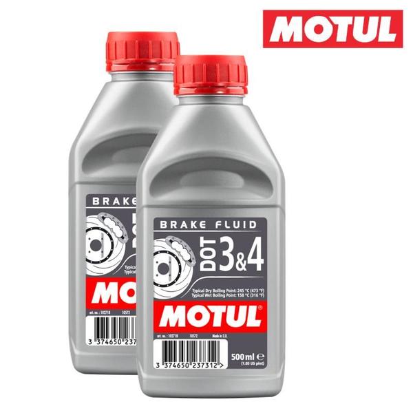 Imagem de Fluido De Freio Motul Dot 3&4 500ml Brake Fluid 2 Unidades