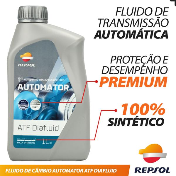 Fluido de Transmissão ATF Diafluid Dexron3H Sintético Repsol