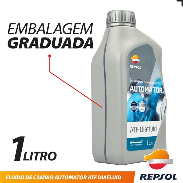 Fluido de Transmissão ATF Diafluid Dexron3H Sintético Repsol