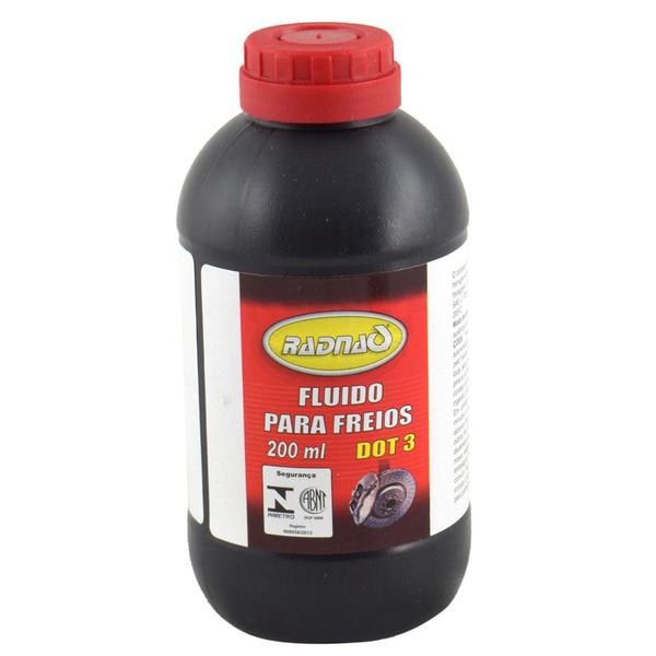 Imagem de Fluido para freios DOT 3 200ml - Radnaq 7030-24A