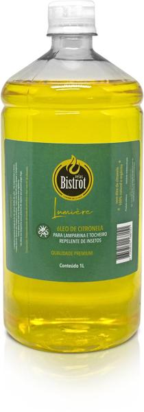 Imagem de Fluido Para Lamparinas 1 Litro Aroma Citronela Velas Bistrot