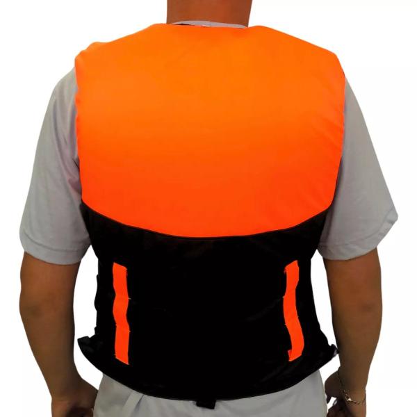 Flutuador Colete Salva Vidas Adulto Pesca Caiaque Neon Com Apito - Têxtil Sauter Imagem de Flutuador Colete Salva Vidas Adulto Pesca Caiaque Neon Com Apito