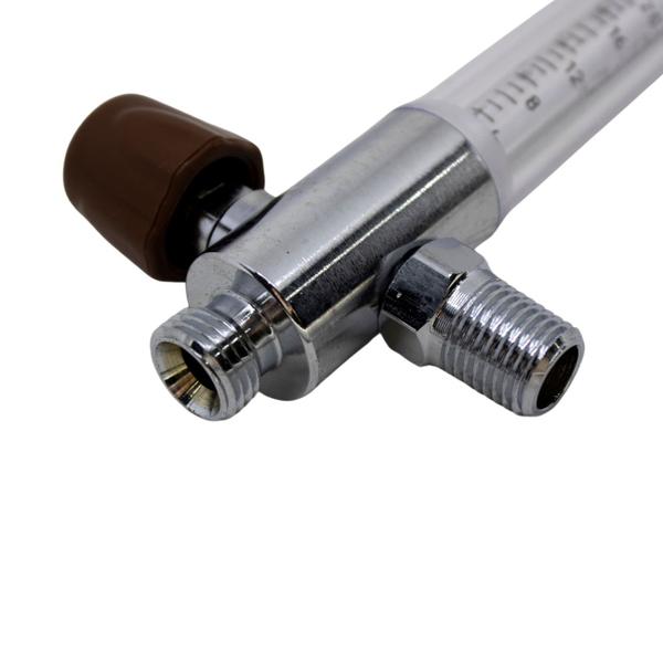 Fluxometro argônio 0 a 30 litros rosca macho protec - SERFLEX Imagem de Fluxometro argônio 0 a 30 litros rosca macho protec