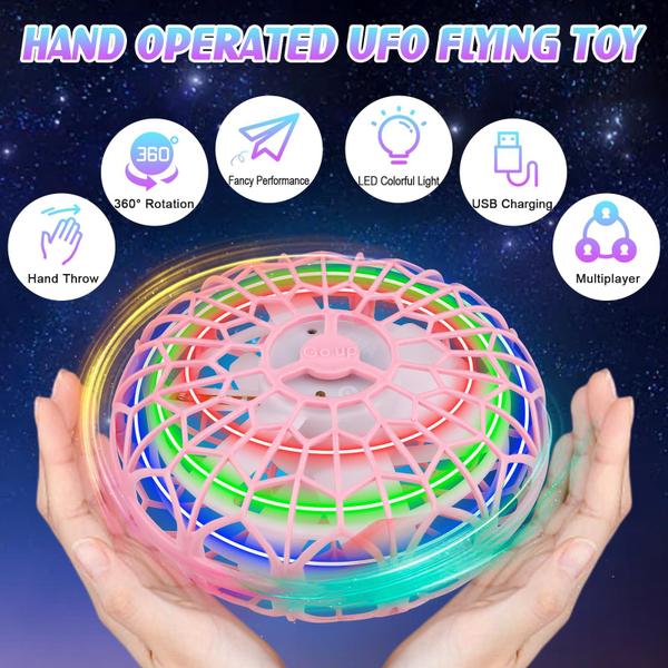 Imagem de Flying Orb Ball LOGOPLAY 2024 Magic com luzes LED Kids Pink