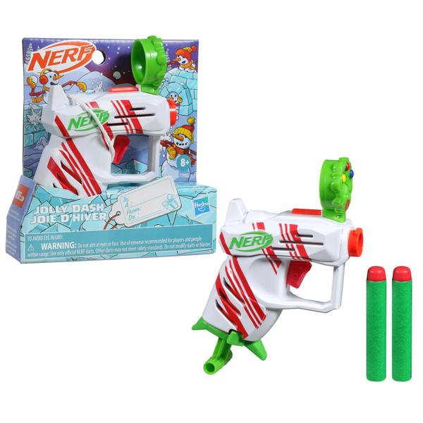 Imagem de Foam Blaster Nerf Elite 2.0 Jolly Dash com 2 dardos de 8 anos