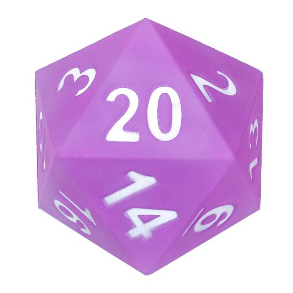 Imagem de Foam Dice KESS Giant D20 Oversize de 20 lados para RPG roxo