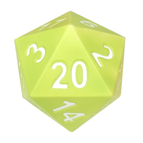 Imagem de Foam Dice KESS Giant D20 Oversize de 20 lados para RPG verde