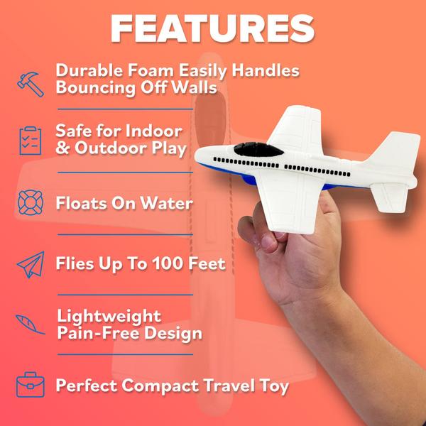 Imagem de Foam Glider Airplane Toy Refresh Sports para crianças de 3 anos