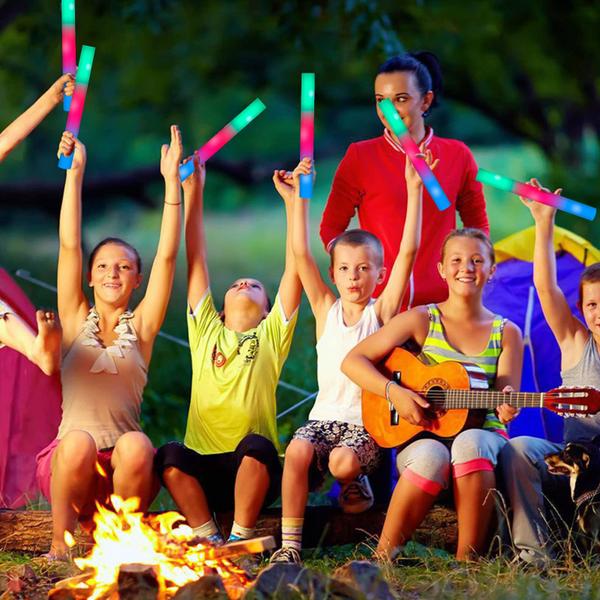 Foam Glow Sticks SHQDD Glow Sticks Bulk 40 cm 28 unidades 3 modos Imagem de Foam Glow Sticks SHQDD Glow Sticks Bulk 40 cm 28 unidades 3 modos