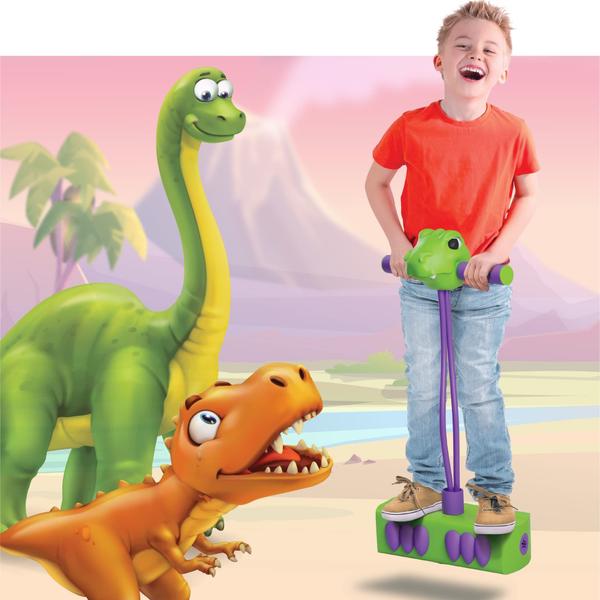 Imagem de Foam Pogo Jumper MindSprout Pogo Saurus para crianças de 3 a 7 anos