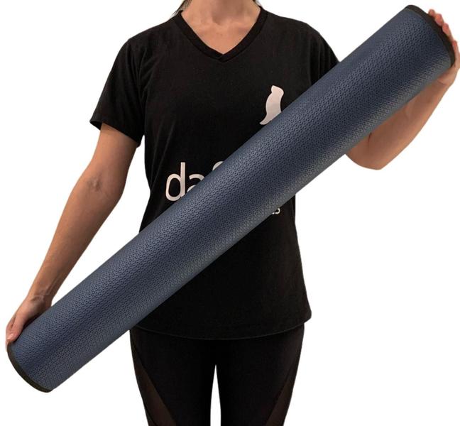 Imagem de Foam Roller 90cm Liberação Miofascial EVA DF1071 Azul Marinho Dafoca Sports