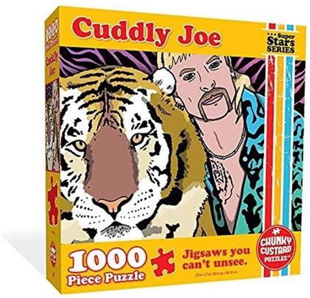 Imagem de Fofinho Joe Tiger King Jigsaw Puzzle 1000ct Peça Cultura Pop