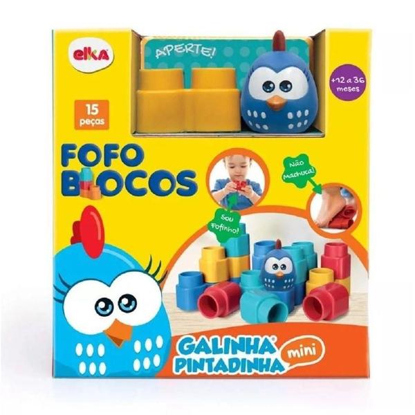 Imagem de Fofo Blocos 15pçs Galinha Pintadinha Mini  1047