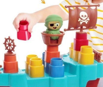 Fofo Blocos Barco Pirata - Elka Brinquedos Imagem de Fofo Blocos Barco Pirata - Elka Brinquedos