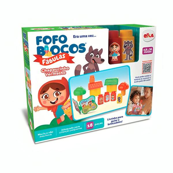 Fofo Blocos Fábulas Era Uma Vez Chapeuzinho Vermelho 1248 - Elka Imagem de Fofo Blocos Fábulas Era Uma Vez Chapeuzinho Vermelho 1248 - Elka