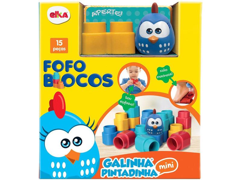 Imagem de Fofo Blocos Mini Galinha Pintadinha - com Acessórios Elka