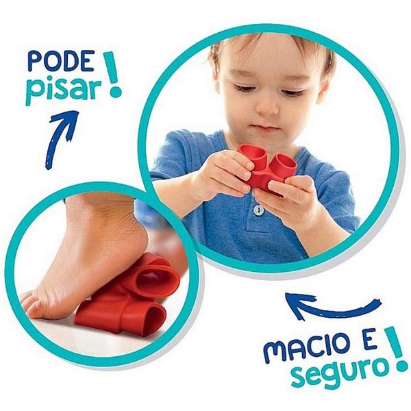 Imagem de Fofo Blocos para Montar 15 Peças Galinha Pintadinha 1047 - Elka