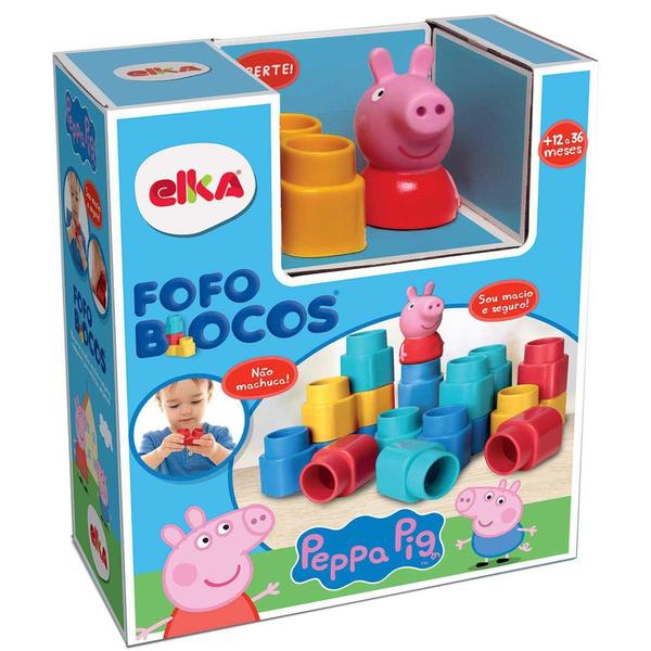 Imagem de Fofo Blocos Peppa Pig 15 Peças - Elka