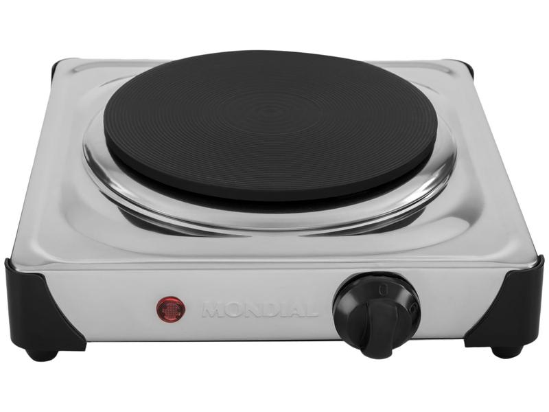 Fogão 1 Boca Mondial Inox Fast Cook Fogão 1 Boca Mondial Inox Fast Cook