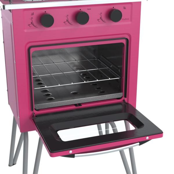 Imagem de Fogao 2 Bocas Venax Gemini Vetro Pink Gas Glp