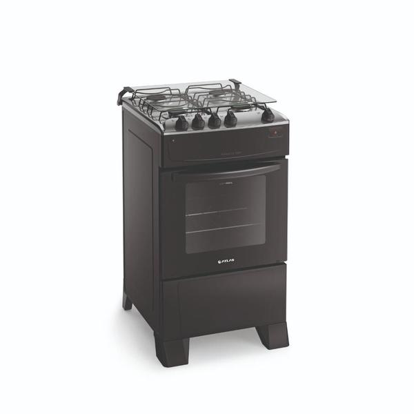 Imagem de Fogão 4 Bocas Atlas Mônaco Top com Acendimento Automático e Forno 50L Preto Bivolt