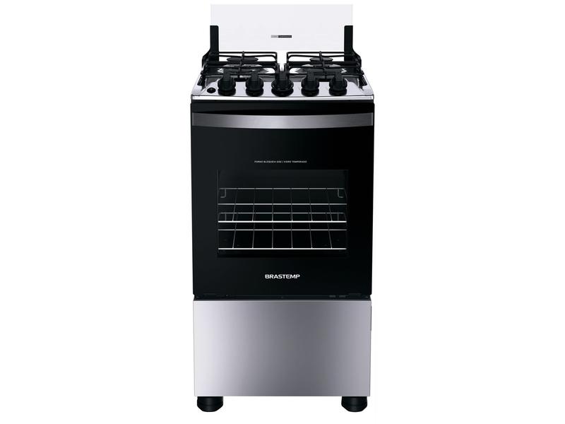Fogão 4 Bocas Brastemp Inox BFO4NBR Fogão 4 Bocas Brastemp Inox BFO4NBR