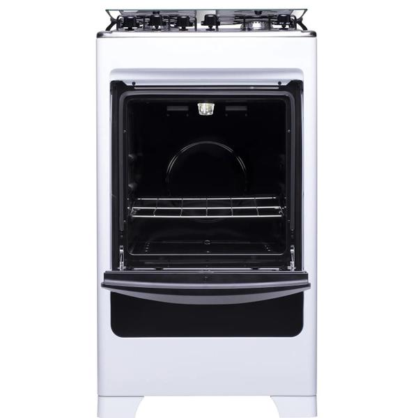 Imagem de Fogão 4 bocas Dako Supreme Branco com acendimento automático e Forno 60L - Bivolt