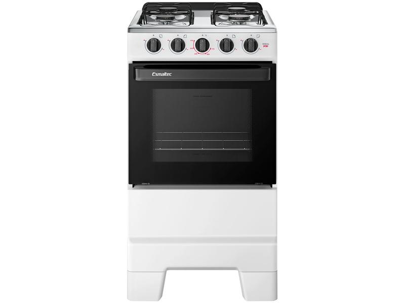 FogĂŁo 4 Bocas Esmaltec Branco Ideal Pop 4120 FogĂŁo 4 Bocas Esmaltec Branco Ideal Pop 4120