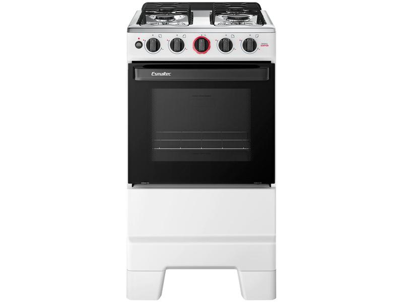 Fogão 4 Bocas Esmaltec Branco Ideal Super 4121 Fogão 4 Bocas Esmaltec Branco Ideal Super 4121