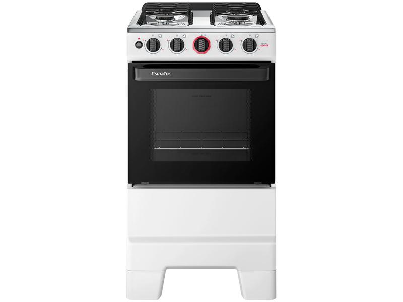 Fogão 4 Bocas Esmaltec Branco Ideal Super 4121 Fogão 4 Bocas Esmaltec Branco Ideal Super 4121