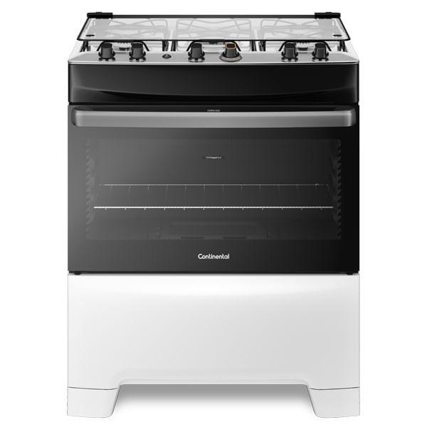 Fogão 5 Bocas Continental Branco Automático com TOPLimpaFácil (FC5IB) Premium Fogão 5 Bocas Continental Branco Automático com TOPLimpaFácil (FC5IB) Premium